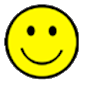 Bouncing smiley